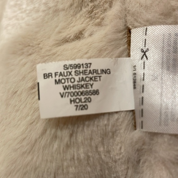 Banana Republic Moto Jacket. Size Medium. Faux Suede. Super soft lining - Picture 9 of 10